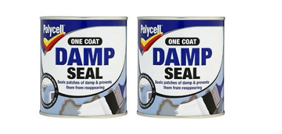 Polycell One Coat Damp Seal 1L Pack of 2
