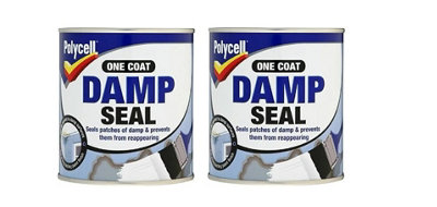 Polycell One Coat Damp Seal 2.5L Pack of 2