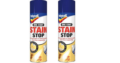 Polycell One Coat Stain Stop Spray 250ml Pack of 2