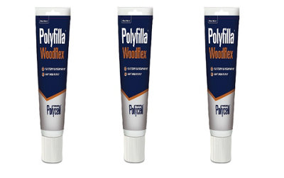 Polycell Polyfilla For General Wood Repairs Light Tube 75g Pack Of 3