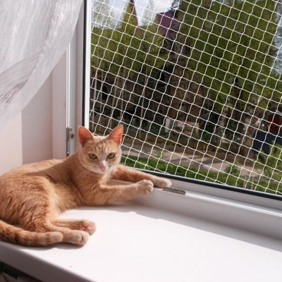 Polyester Fiber Cat Protection Net For Balcony, Can Be Cut And Bite ...