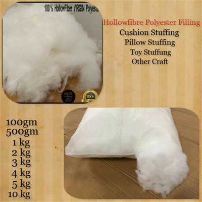 1kg Soft Toy Stuffing – Safe, Washable, And Perfect For Crafts & Cushions