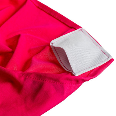 Polyester Spandex Chair Covers for Wedding Decoration - Fushia, Pack of 10