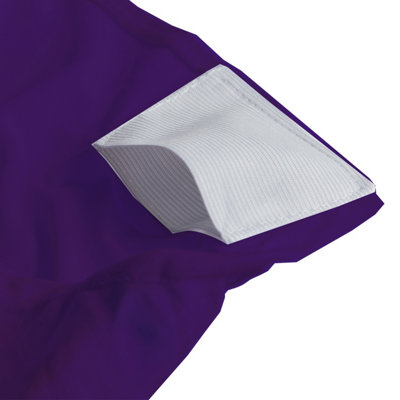 Polyester Spandex Chair Covers for Wedding Decoration - Purple, Pack of 10