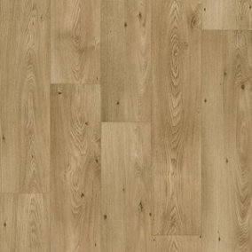 Polyflor 2126 Beige Brown Wood Effect Commercial Heavy-Duty Flooring with 3.0mm Thickness-13m(42'7") X 3m(9'9")-39m²