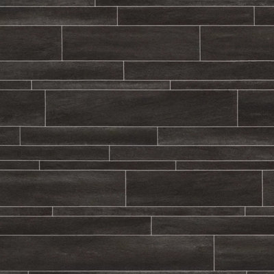 Polyflor 2153 Black Stone Effect Slip-Resistant Commercial Heavy-Duty Vinyl Flooring with 3.0mm Thickness-1m(3'3") X 3m(9'9")-3m² - 3