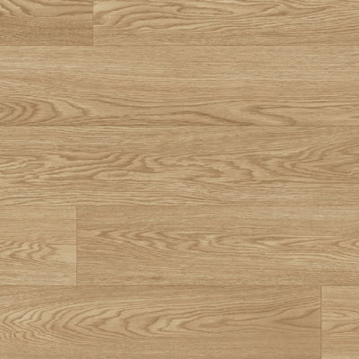 Polyflor 2163 Beige Brown Wood Effect Commercial Heavy-Duty Vinyl Flooring with 3.0mm Thickness-4m(13'1") X 4m(13'1")-16m²