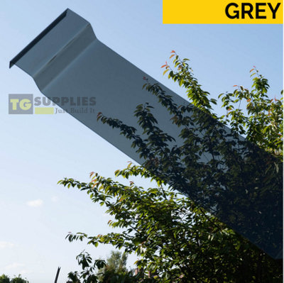 PolyGlide Grey Tinted Glass-Like Solid Polycarbonate Roofing Sheet ...