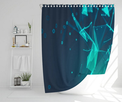 polygonal space (Shower Curtain) / Default Title Price Comparisons | Compare The Build