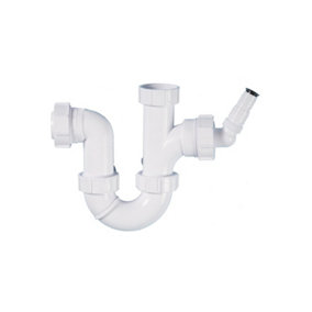 Polypipe 40mm Washing Machine Trap With Spigot PWM2 75mm Seal
