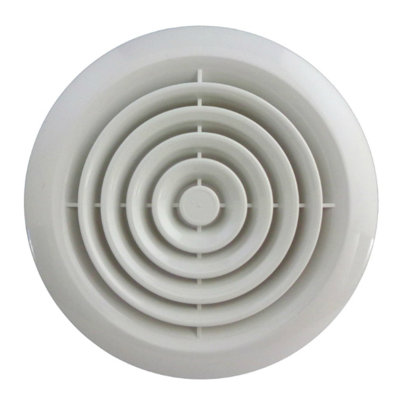 Polypipe 4907W Ceiling Diffuser White 100 mm /4 Inch Price Comparisons | Compare The Build