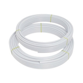 Polypipe PolyFit FIT2515B 15mm X 25m Coil Barrier Pipe - White