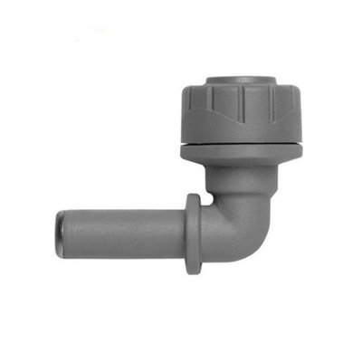 Polypipe PolyPlumb PB1010 10mm Spigot Elbow 90 Degree - Grey 10 Pack