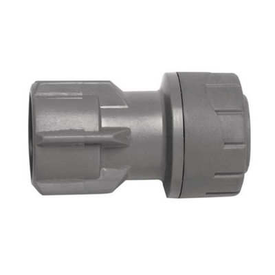 Polypipe PolyPlumb PB2722 22mm x 3/4" Hand Tighten Tap Connector - 5 Pack Price Comparisons | Compare The Build