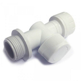 Polypipe PolyPlumb PB5915 Shut Off Valve Hot Cold 15mm x 15mm - 5 Pack