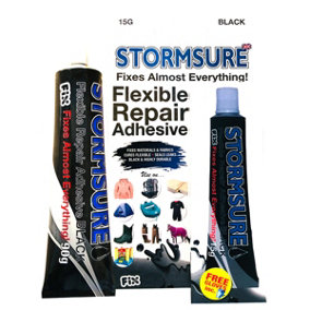 Polyurethane Flexible Repair Adhesive from Stormsure - 15g Black