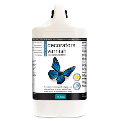 Polyvine Decorators Dead Flat Varnish 4L