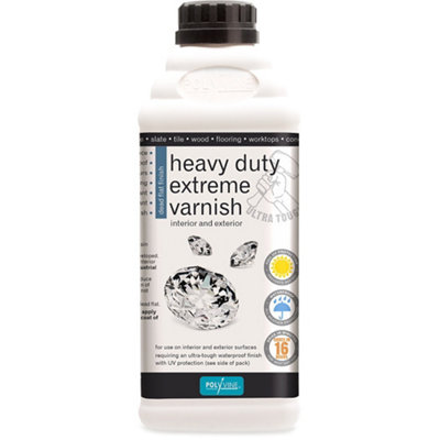 Polyvine Heavy Duty Extreme Varnish Dead Flat 1L