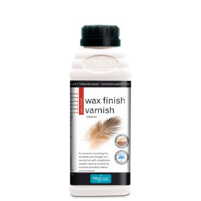 Polyvine Wax Finish Varnish Satin Clear 500ml