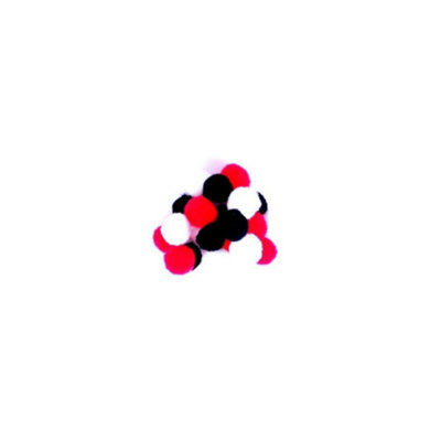 POM-POMS 1/2IN PK100 - Pom Poms: 1.3cm: Assorted: Pack of 100 - Trimits