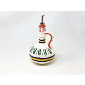 Poncho Hand Painted Ceramic Kitchen Dining Large Oil Pourer/Drizzler 700ml (H) 20cm
