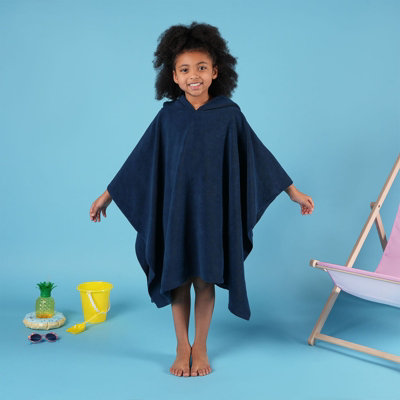 Poncho Towel Childrens Absorbent Hood Quick Drying Beach Robe - 5