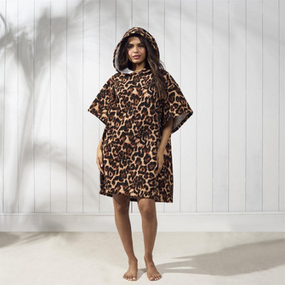 Poncho Towel Ladies Oversized Hooded Beach Adult Changing Beach