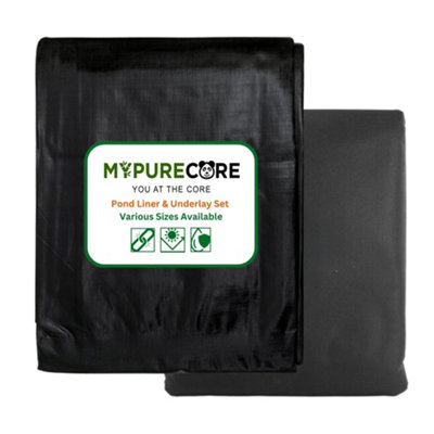 Pond Liner and Underlay Set - HDPE, UV,Tear Resistant Waterproof for ...