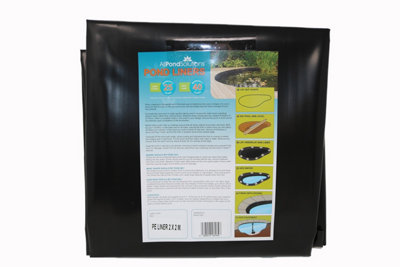 Pond Liners 2 x 2m LDPE 0.3mm 25yr Warranty