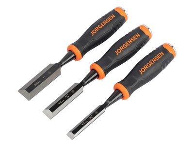 Pony Jorgensen POJ70450 Woodworking Chisel Set, 3 Piece PNY70450