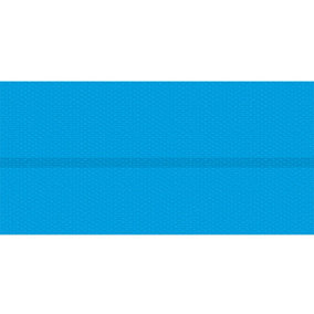 Pool Cover - rectangular, floating, protects and warms the water - 220 x 450 cm blue