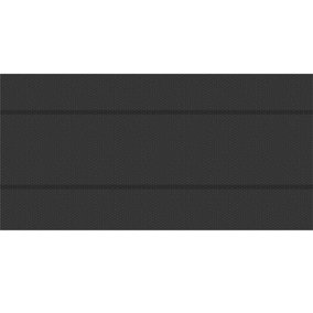 Pool Cover - rectangular, floating, protects and warms the water - 500 x 1000 cm black