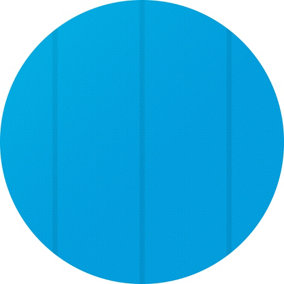 Pool Cover - round, floating, protects and warms the water - 488 cm diameter blue