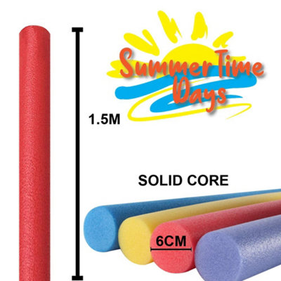 Pool Noodle Foam Floats For Swimming Pools x4 Pool Noodles by Laeto Summertime Days INCLUDES FREE