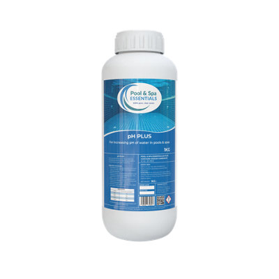 POOL&SPA ESSENTIALS - pH plus 1KG, Raise & Balance pH Levels, Pool, Hot Tub & Spa