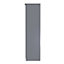 Poole 2 Door 2 Drawer Wardrobe in Uniform Grey Gloss & Dusk Grey (Ready Assembled)