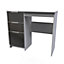 Poole Vanity in Black Gloss & White (Ready Assembled)