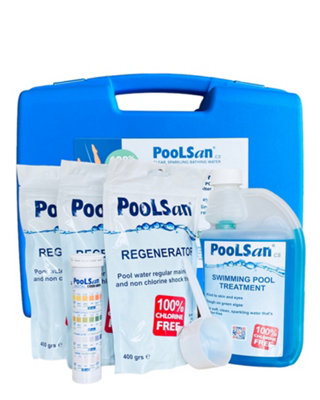 PoolSan large Non-Chlorine Chemical Maintenance kit for Above-ground ...