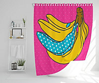 Pop art banana (Shower Curtain) / Default Title