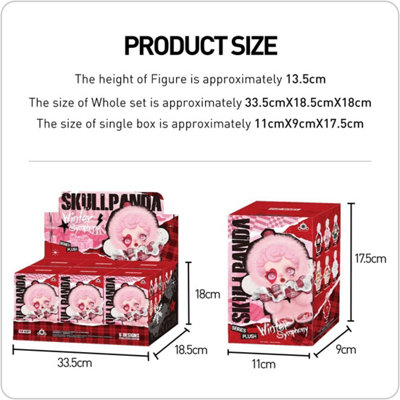 POP MART SKULLPANDA - Winter Symphony Series, Blind Box Figurine