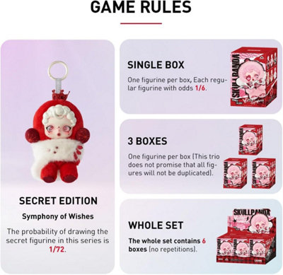 POP MART SKULLPANDA - Winter Symphony Series, Blind Box Figurine
