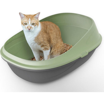 Slim cat litter tray hotsell