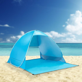 Pop Up Outdoor Beach Tent - BLUE