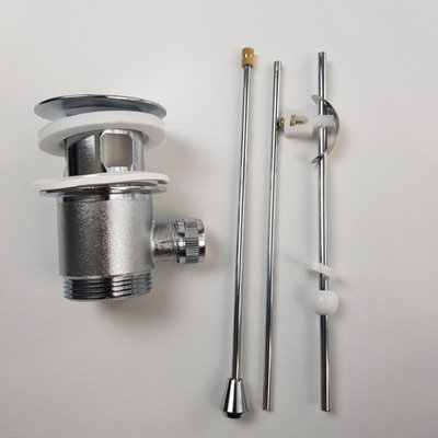 POP UP WASTE CHROME BATHROOM 1 1/4" BASIN WASTES - 3