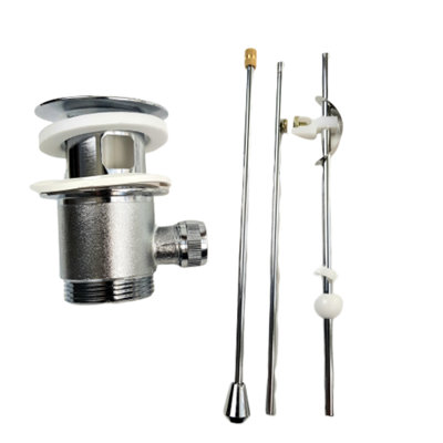 POP UP WASTE CHROME BATHROOM 1 1/4" BASIN WASTES - 4