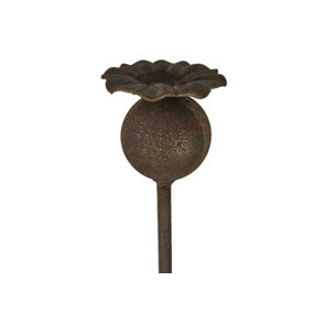 Poppy - Metal Flower Garden Stakes