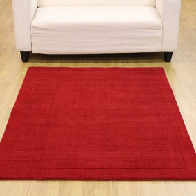 Poppy Simple and Stylish Wool Plain Handmade Modern Rug for Living Room and Bedroom-160cm X 230cm