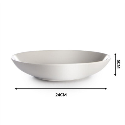 Porcelain Pasta Bowls - Set of 4 - M&W - 6