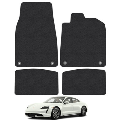 Porsche Taycan 2019-Onwards Car Floor Mats Carpet Tailored Fit Set Anti-Slip 4pc