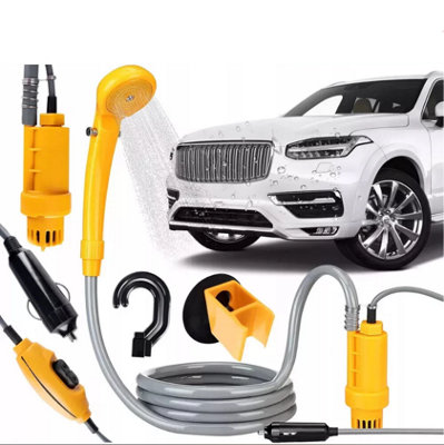 Portable 12V Electric Car Shower Kit - Ideal for Camping & Outdoor Use